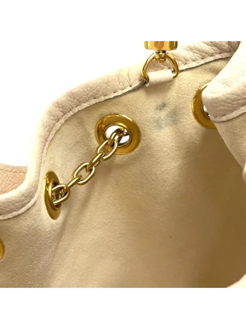 Louis Vuitton LV Summer Bundle Monogram Empreinte Leather Orange White Handbag